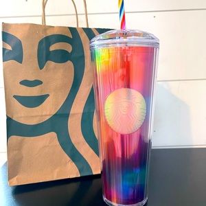 Starbucks rainbow tumbler